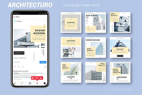 Architecturo - Instagram Feeds Pack