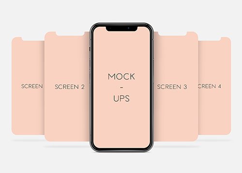 Phone X App Presentation Mockup