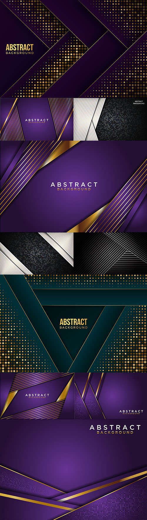 Abstract background and gold line design decorative element