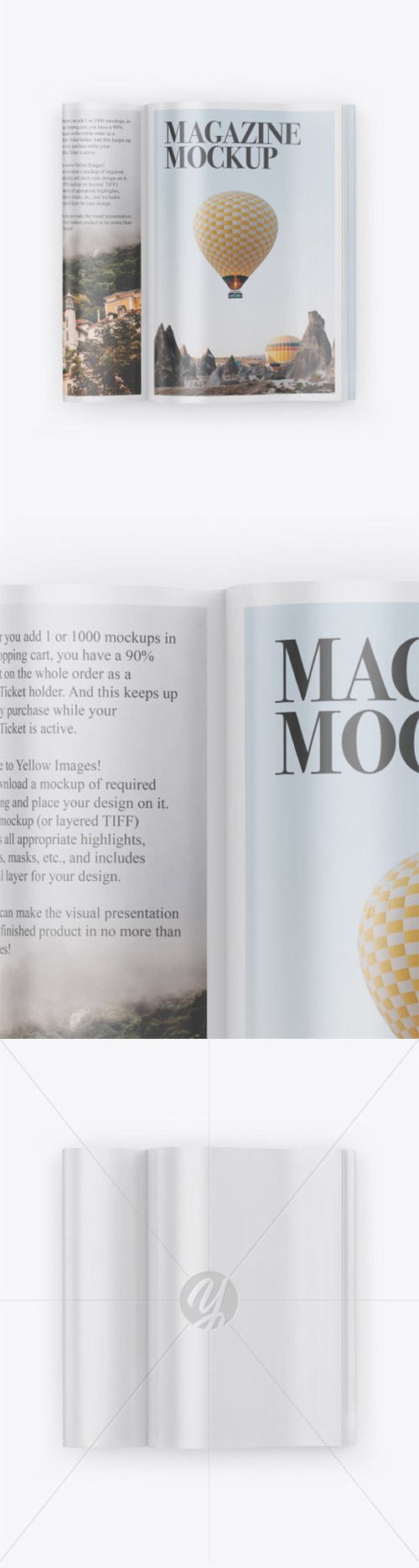 Glossy Magazine Mockup 52268