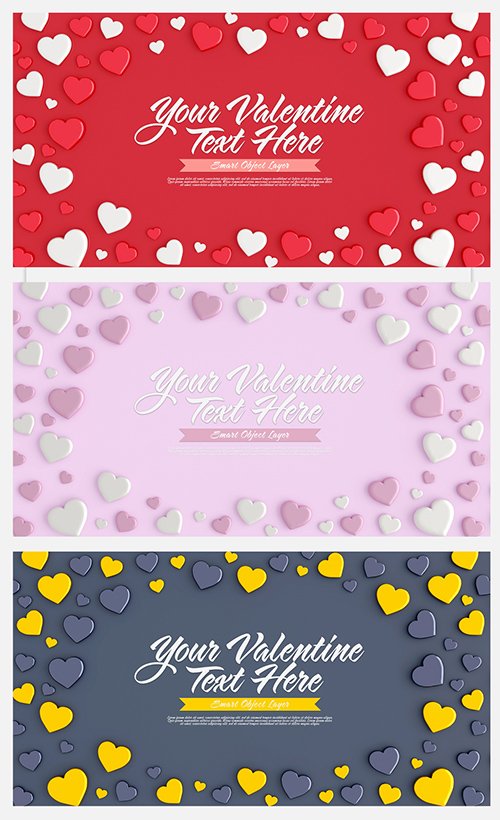Valentine's Day Card Layout 314152160