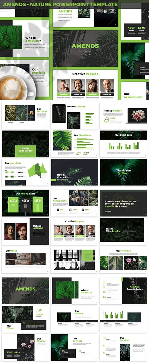 Amends - Nature Powerpoint Template