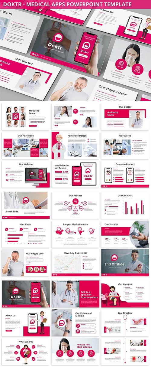 Doktr - Medical Apps Powerpoint Template