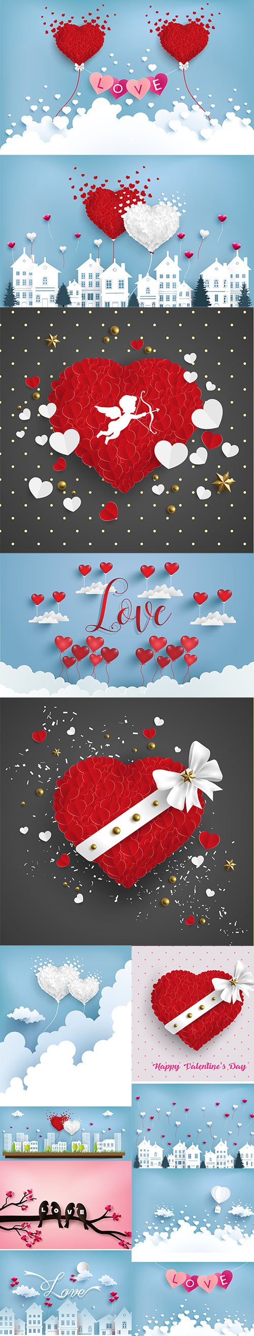 Happy Valentine's Day illustration set Vol 11