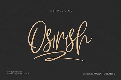Osirish Handwritten Font