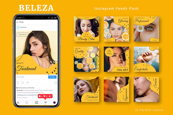 Beleza - Instagram Feeds Pack
