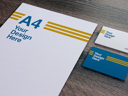 Paper and Business Cards Mockup