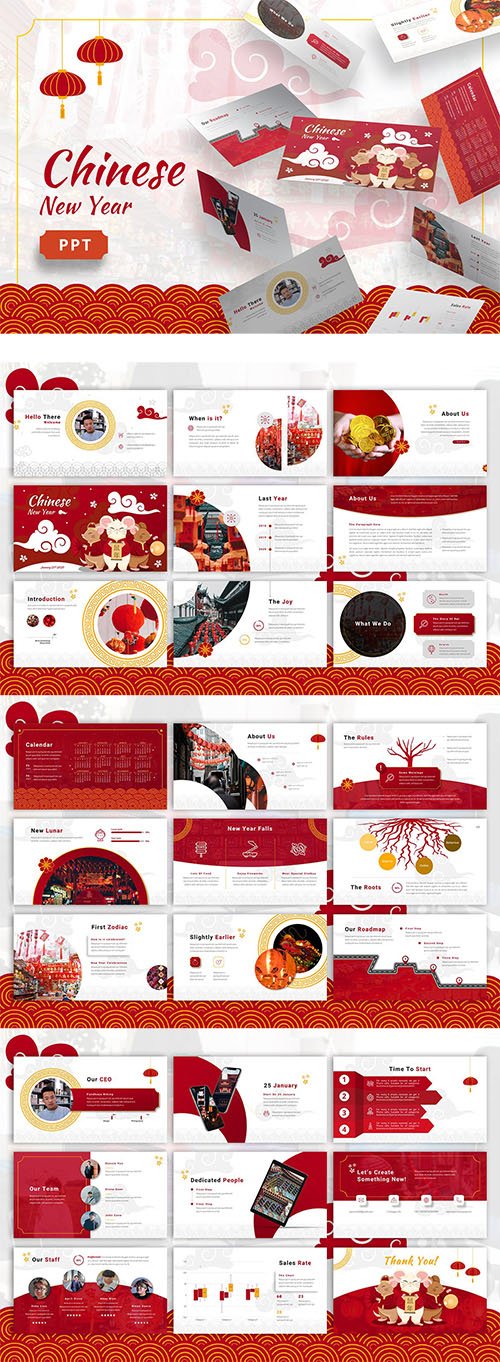 Chinese New Year - Imlek Powerpoint Template