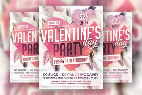 Valentines Day Flyer Template Vol.2