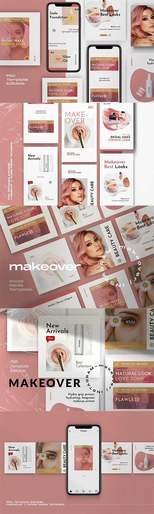 Makeover Pack 1 - Social Media Template Instagram
