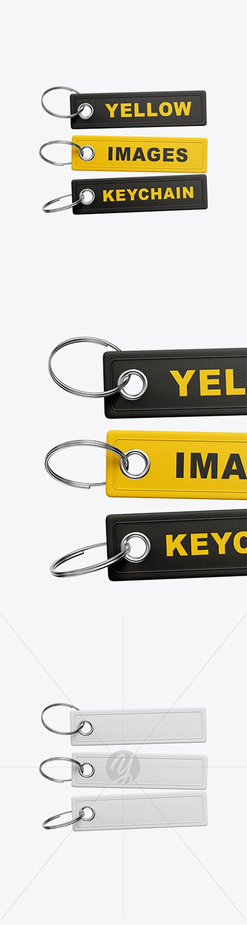 Three Keychains Mockup 52700
