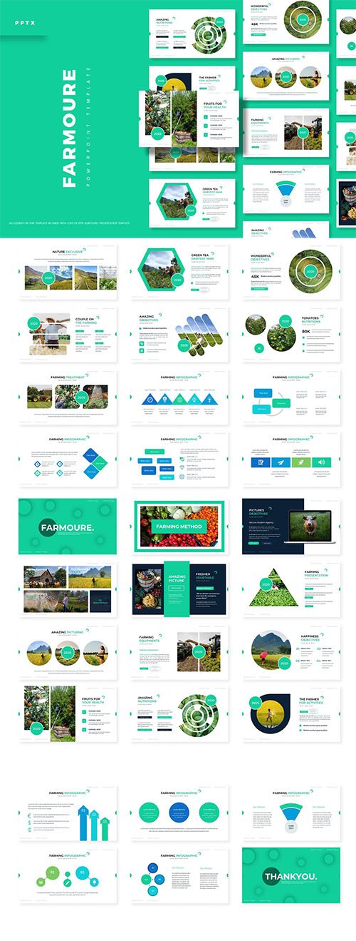 Farmoure - Powerpoint, Keynote and Google Slides Template