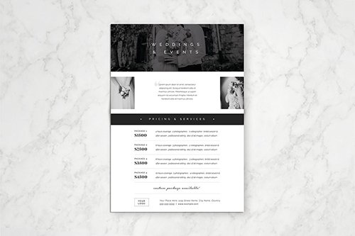 Photography Pricing Guide Template 4