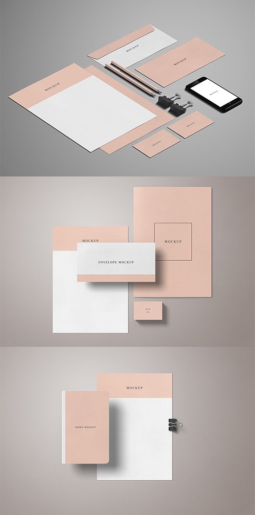 Minimal Stationery Mockup Set