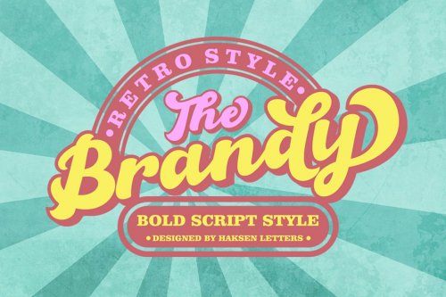 The Brandy Bold Retro Script