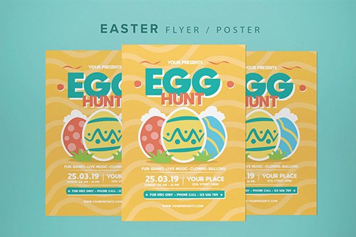 Easter Flyer PSD