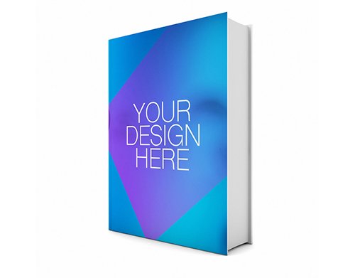 Hardcover Book Mockup Isolated on White Mockup 1
