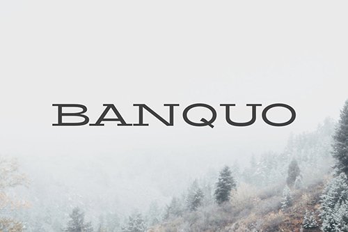 Banquo Serif Font Family