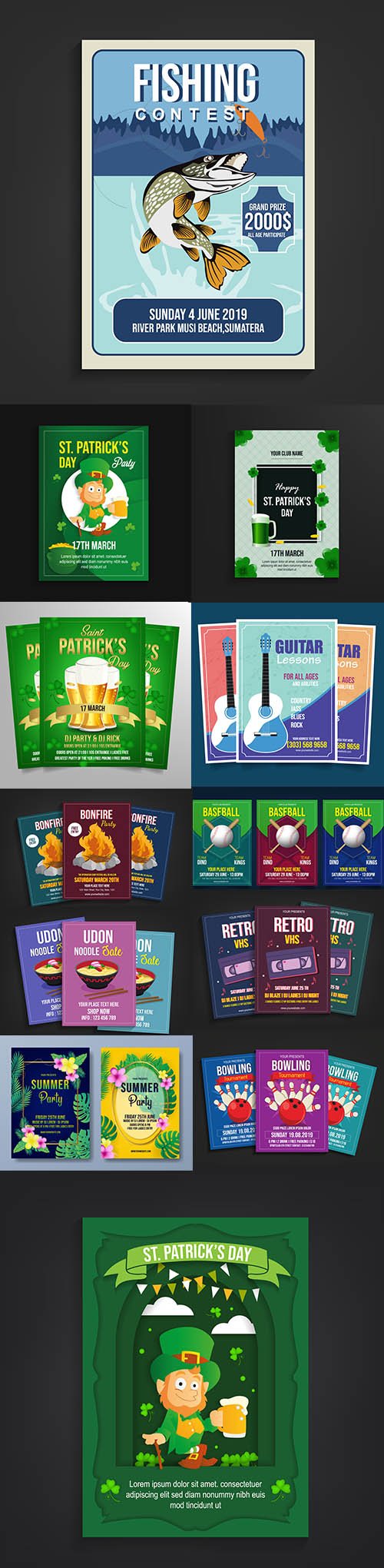 Mix Flyer Template Bundle Vol 3