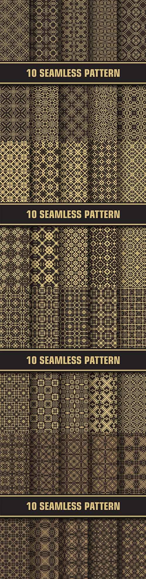 Luxurious Arabic geometric seamless pattern