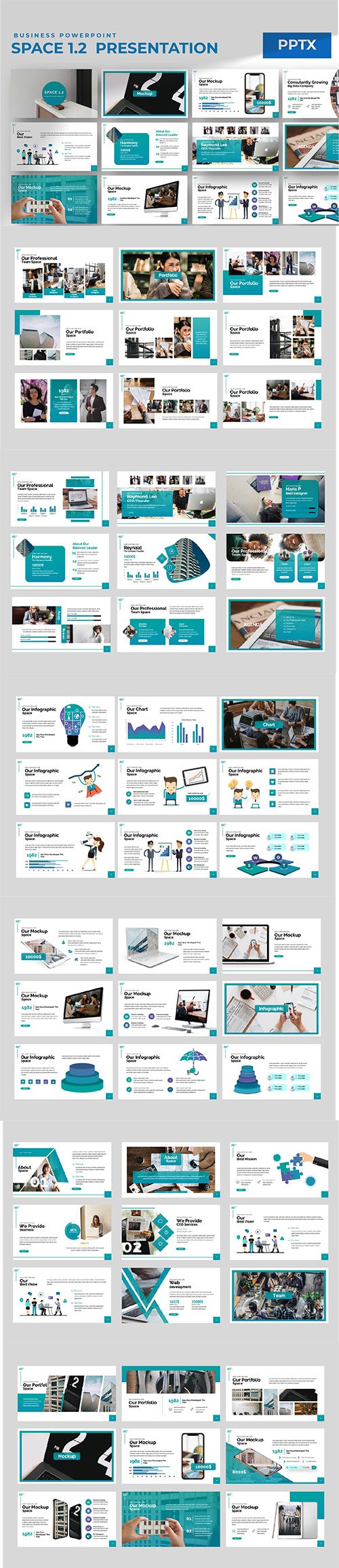 Space 1.0 Powerpoint Keynote and Google Slides Templates