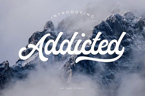 Addicted Font