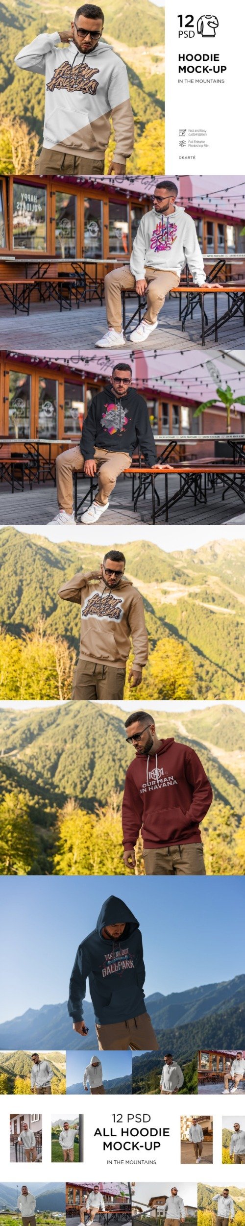 Hoodie Mock-Up Mountains