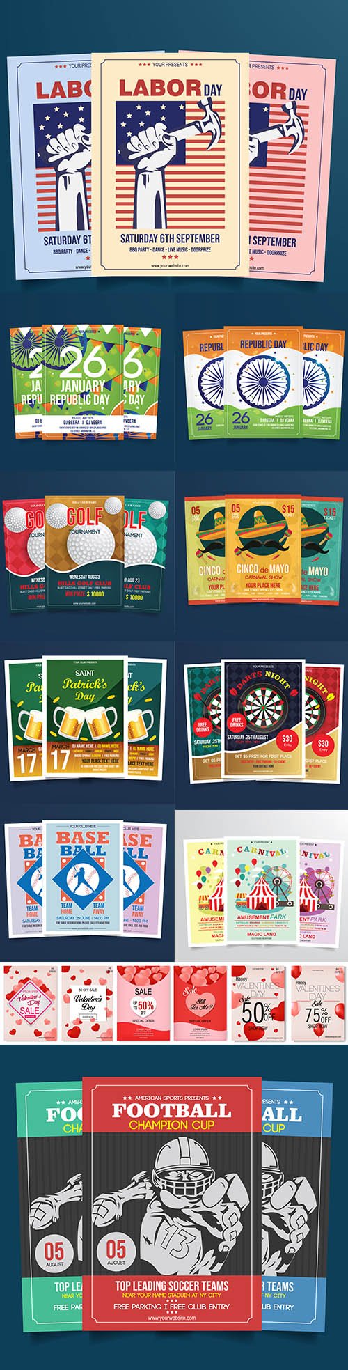 Mix Flyer Template Bundle Vol 6