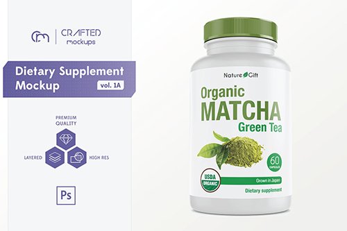Dietary Supplement Mockup v. 1A