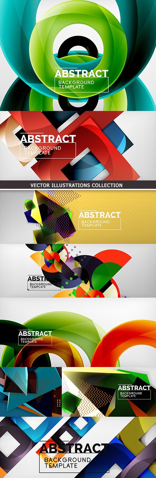 Dynamic abstract geometrical background gradient