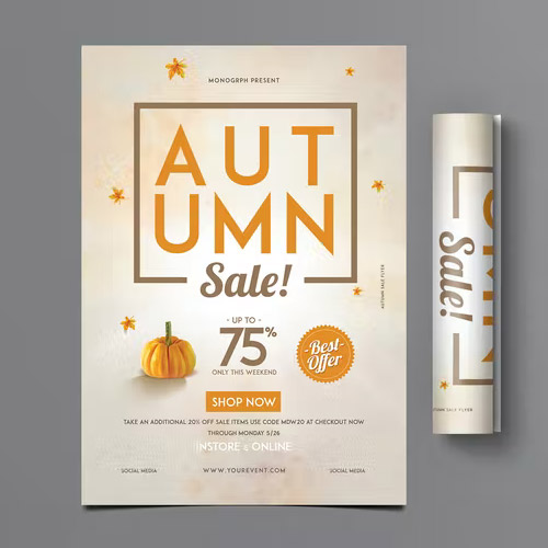 Autumn Sale Flyer 2