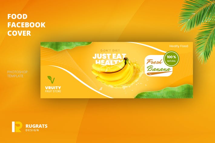 Fruit Store Facebook Cover Template