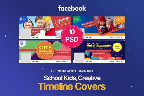 Creative Kids, Children Facebook Covers