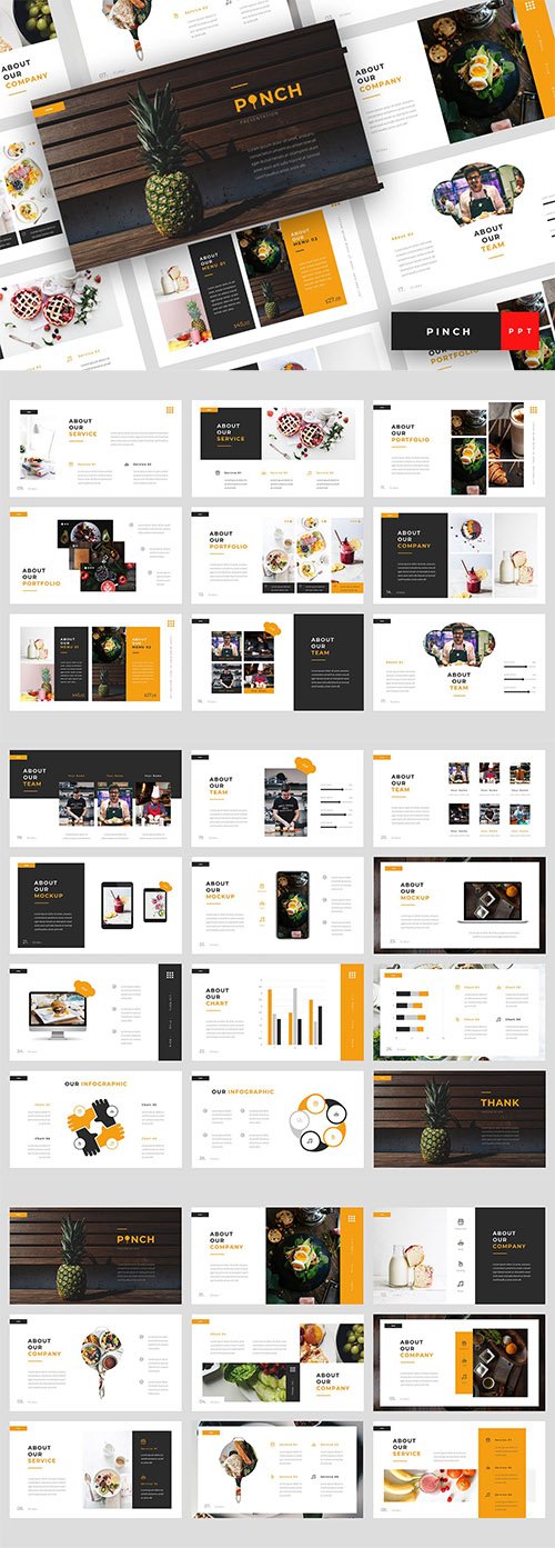 Pinch - Powerpoint Keynote and Google Slides Templates