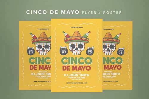 Cinco De Mayo Flyer PSD