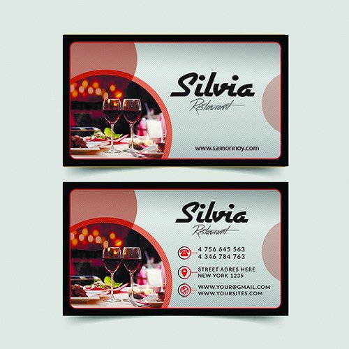 Restaurant Business Cards 3278857