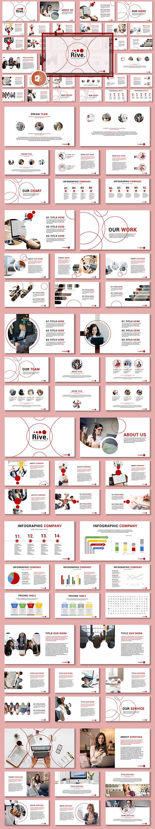 Rive - Business PowerPoint, Keynote and Google Slides Template