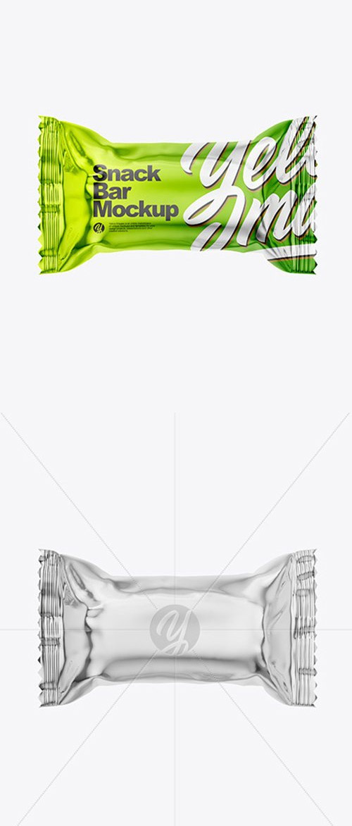 Metallic Snack Bar Mockup 54845