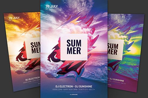 Summer Flyer 2 PSD