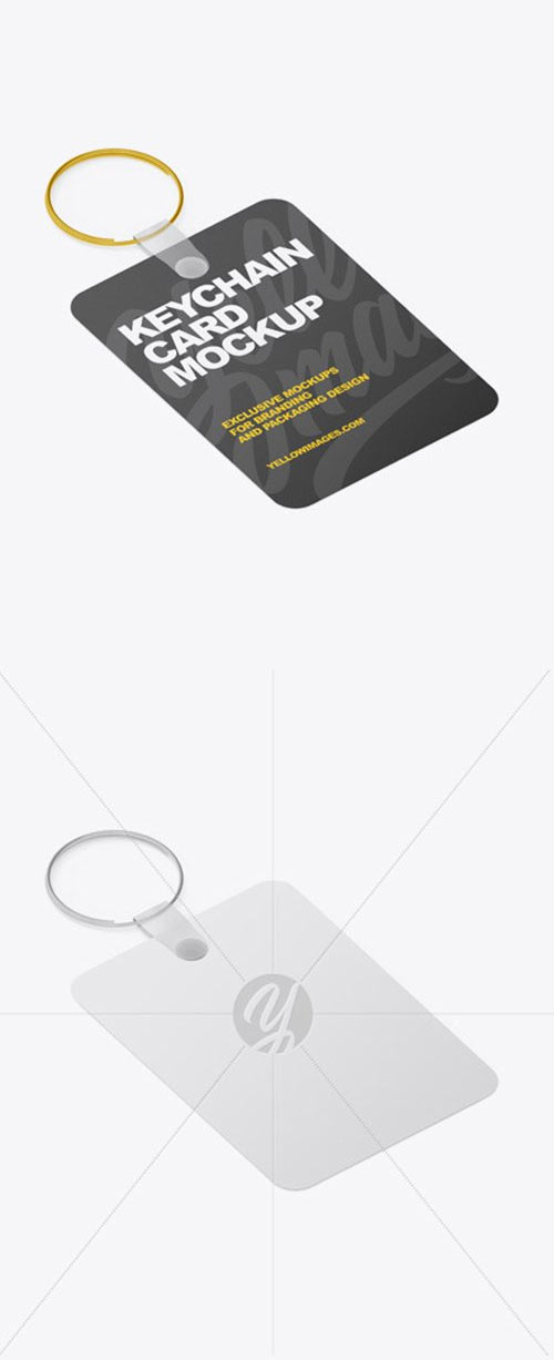 Keychain Card Mockup 55017