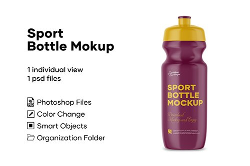 Sport Bottle Mockup