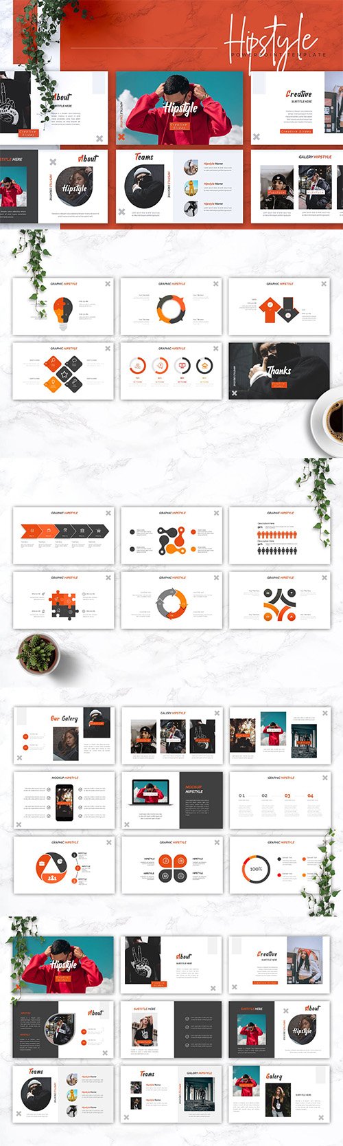 HIPSTYLE - Creative PowerPoint, Keynote and Google Slides Template