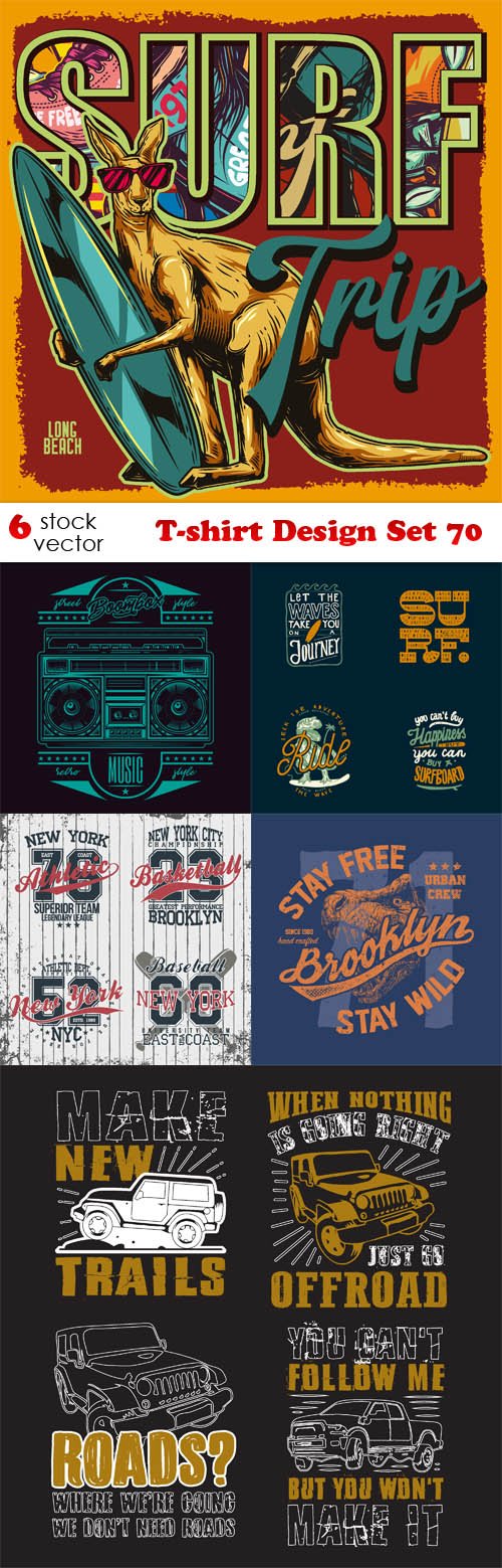 Vectors - T-shirt Design Set 70