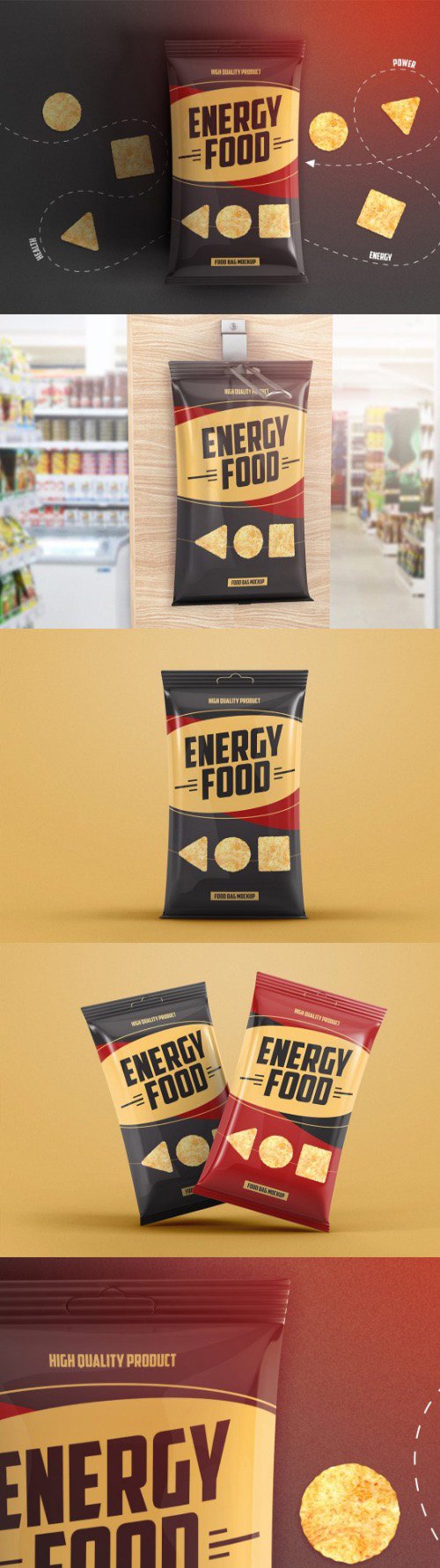 Food Bag Product Mockup