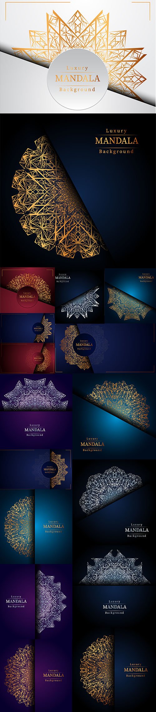 Creative Luxury Mandala Illustrations Premium Set