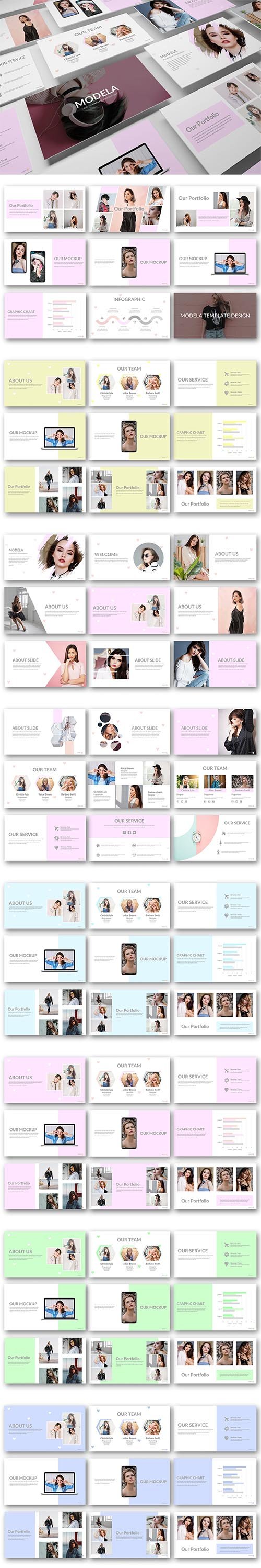 MODELA – Creative Business Powerpoint, Keynote and Google Slides Templates