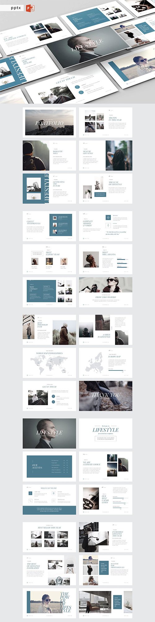 LIFESTYLE - Multipurpose Powerpoint Template V62
