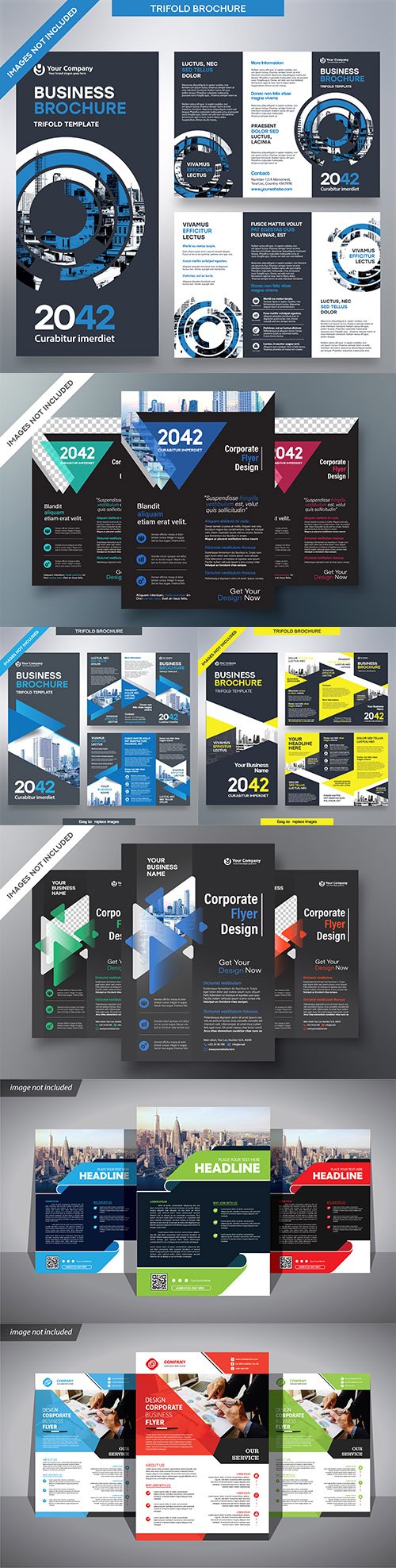 Flyer business for corporate brochure cover template