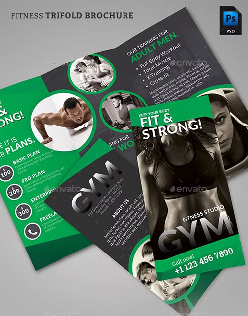 Fitness Trifold Brochure 01 13212430