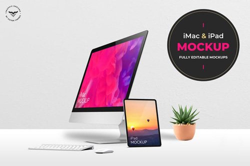 iMac and iPad Mockups